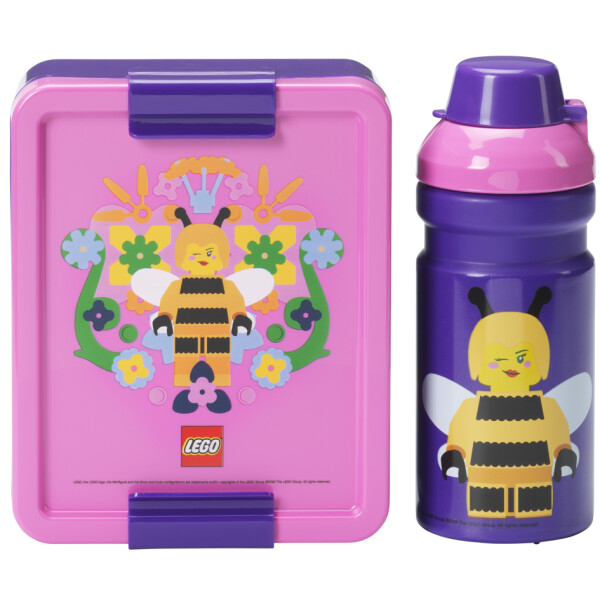 LEGO Trinkflasche + Brotdose LUNCH SET CITY, blau