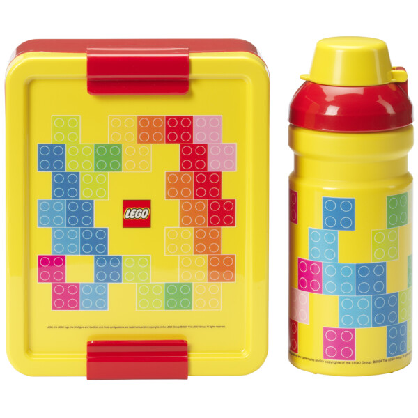 LEGO Trinkflasche + Brotdose LUNCH SET CITY, blau