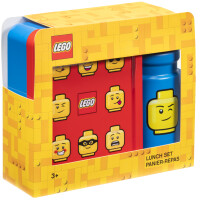 LEGO Trinkflasche + Brotdose LUNCH SET CITY, blau