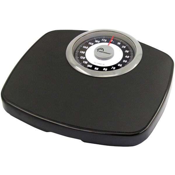 Little balance Analoge Personenwaage Confort 180,schwarz