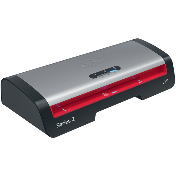 GBC Laminierger&auml;t 250, bis DIN A4, schwarz silber rot