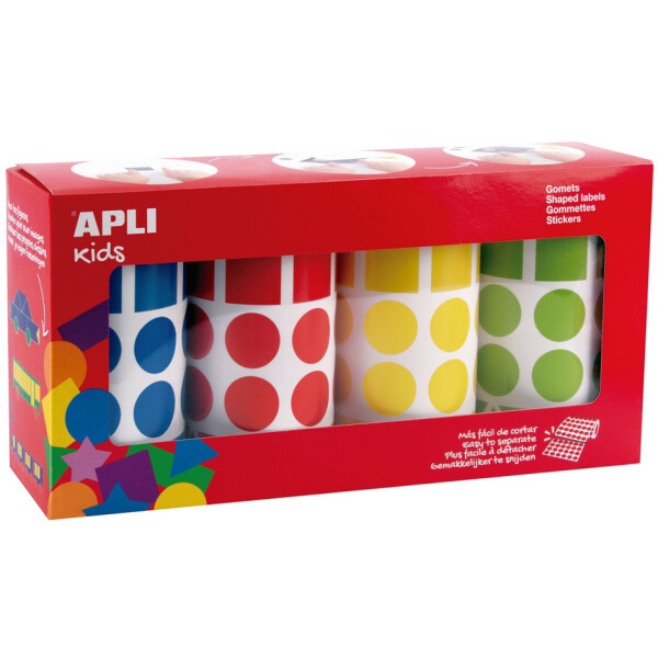 APLI kids Sticker "Geometrisch", auf Rolle, sortiert