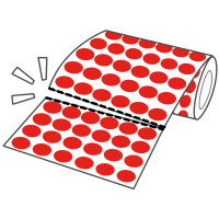 APLI kids Sticker "Geometrisch", auf Rolle, sortiert