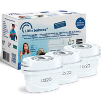 Little balance Wasserfilter-Karaffe Claire + 6 Kartuschen