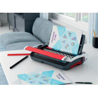 GBC Plastikbindegerät CombBind CB15, schwarz rot silber