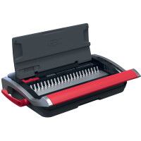 GBC Plastikbindegerät CombBind CB15, schwarz rot silber