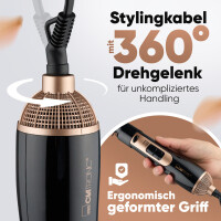 CLATRONIC 3in1 Multihairstyler HAS 3818, schwarz-kupfer