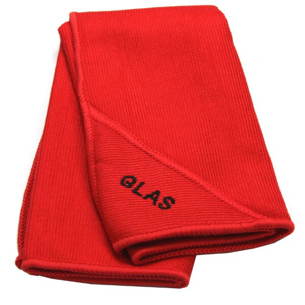 IWH Microfasertuch, f&uuml;r Glas, rot