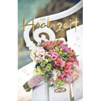SUSY CARD Hochzeitskarte "Blumenstrauß...
