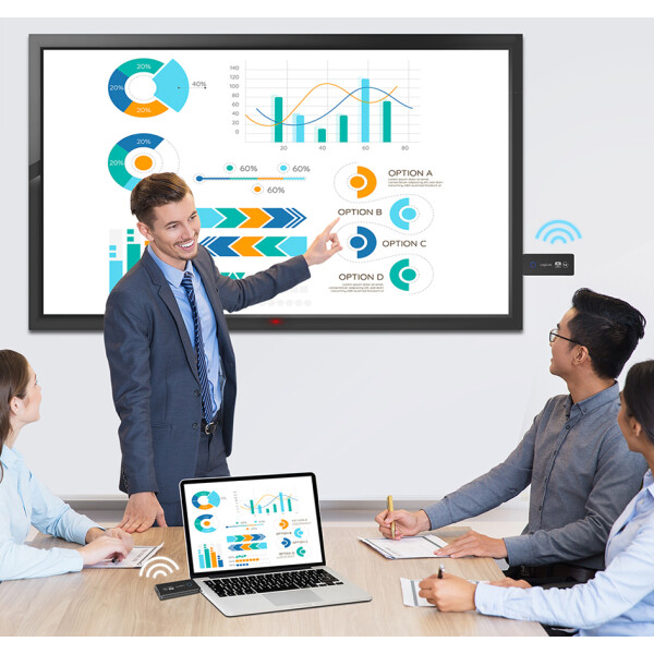 LogiLink Wireless HDMI Extender Set, 4K 30Hz, 30 m, schwarz