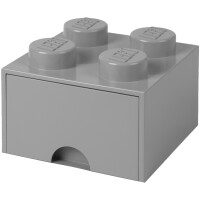 LEGO Schubladenbox STORAGE BRICK DRAWER 4, 1 Schub, grau
