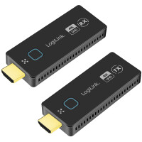 LogiLink Wireless HDMI Extender Set, 4K 60Hz, 50 m, schwarz