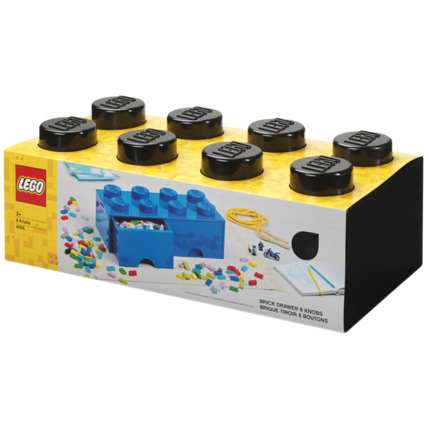 LEGO Schubladenbox STORAGE BRICK DRAWER 8, 2 Schübe, grau