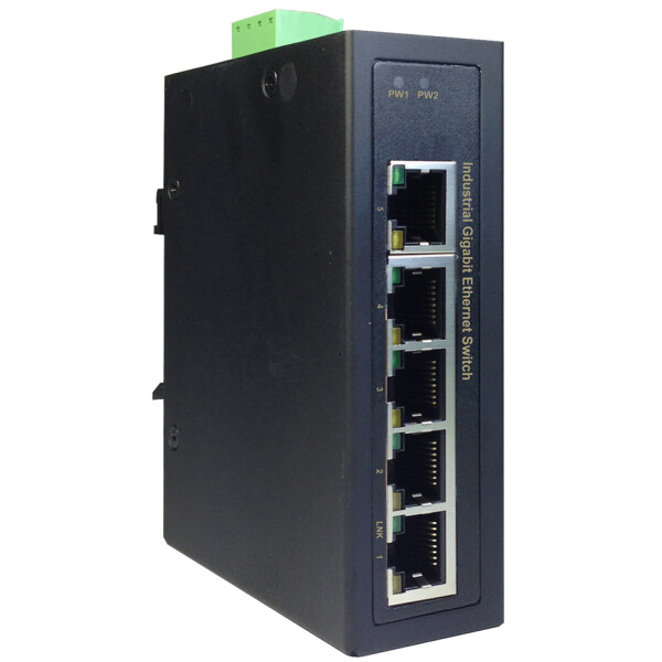 DIGITUS Industrial Gigabit Ethernet Switch, 5-Port