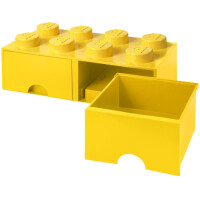 LEGO Schubladenbox STORAGE BRICK DRAWER 8, 2 Schübe, rot