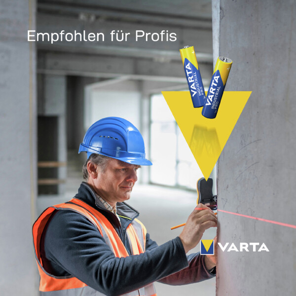 VARTA Alkaline Batterie "INDUSTRIAL PRO", Mignon AA
