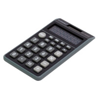 Q-Connect Taschenrechner, 8-stellig, schwarz