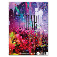 URSUS Style Collegeblock Groove it, A4, 70g m², 80...