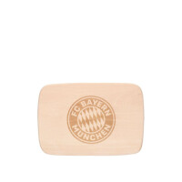 FC Bayern Brotzeitbrett Holz, 21,5 x 14,9 cm