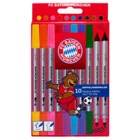 FC Bayern Doppelfasermaler, 10er-Set