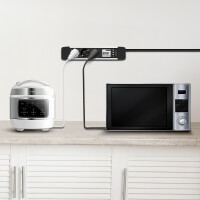 LogiLink Steckdosenleiste mit LCD-Display, 3-fach