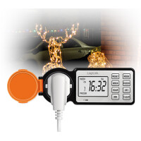 LogiLink Digitale Zeitschaltuhr Outdoor, IP44, 3.600 Watt