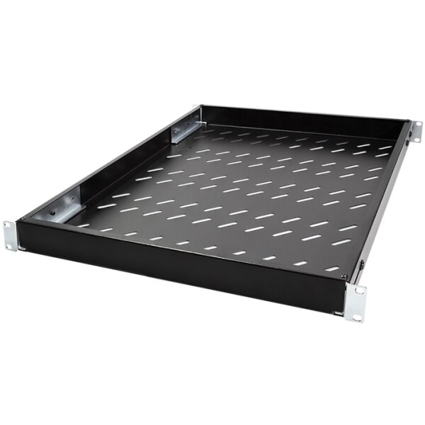 LogiLink 19" Fachboden, 1 HE, verstellbar, (T)350 mm,schwarz