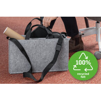 sigel Business-Filztasche Desk Sharing Bag Classic M, grau