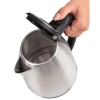 CLATRONIC Wasserkocher WKS 3830, kabellos, 1,7 L, Edelstahl