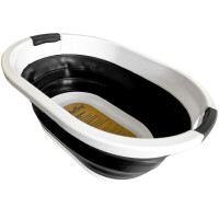 Linden Berg Wäschekorb, faltbar, 36 Liter, blau...