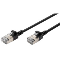DIGITUS Slim Patchkabel, Kat. 6A, F FTP, rot, 0,3 m