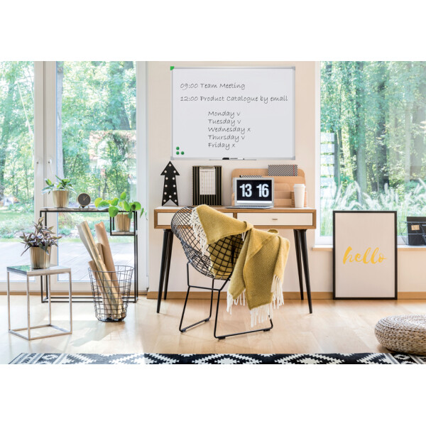FRANKEN Wei&szlig;wandtafel U-Act!Line, lackiert, 600 x 900 mm