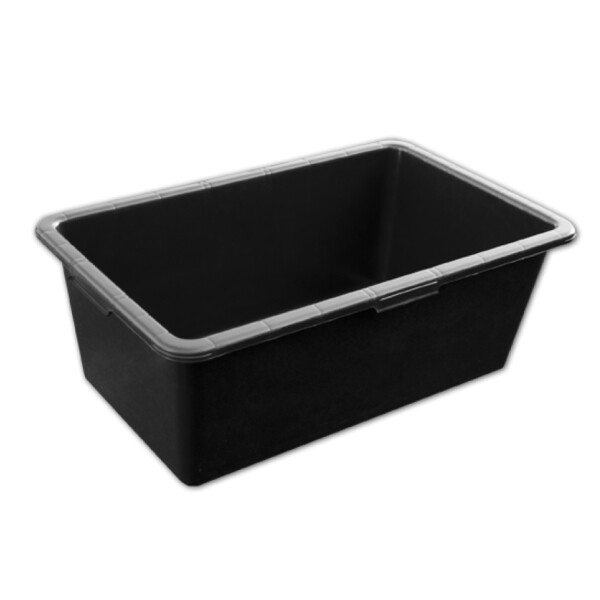Bradas M&ouml;rtelwanne, aus PVC, 90 Liter, schwarz