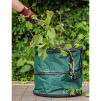 Bradas Gartensack POP UP HARD, 90 Liter, dunkelgrün