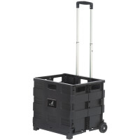 kangaro Klapp-Transportkarre mit Klappbox, Tragkraft: 35 kg