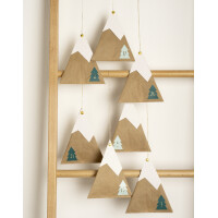 folia Adventskalender-Sticker "ROUND BOWS"