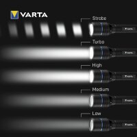 VARTA Premium-Taschenlampe "NIGHT CUTTER PRO F40R", schwarz