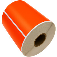 rillprint Rollenetiketten Zebra, 102 x 152 mm, orange