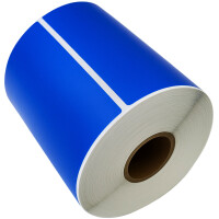 rillprint Rollenetiketten Zebra, 102 x 152 mm, blau