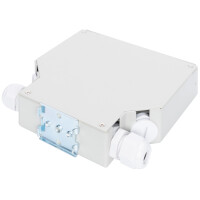 DIGITUS Hutschienen Spleißbox für 8 LC DX...