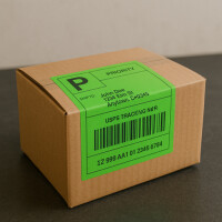 rillprint Rollenetiketten Zebra, 102 x 152 mm, grün