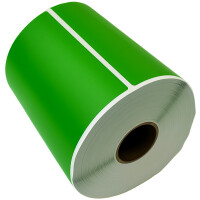 rillprint Rollenetiketten Zebra, 102 x 152 mm, grün