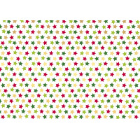 SUSY CARD Weihnachts-Geschenkpapier "Sterne bunt"