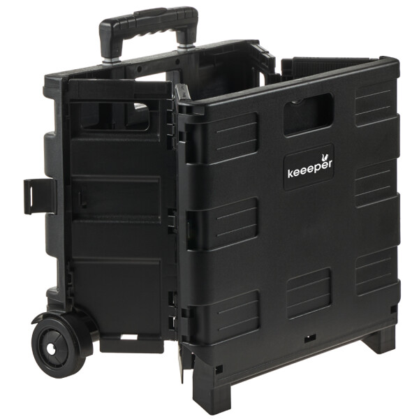 keeeper Klapp-Transportkarre "olli" mit Klappbox, 65 Liter