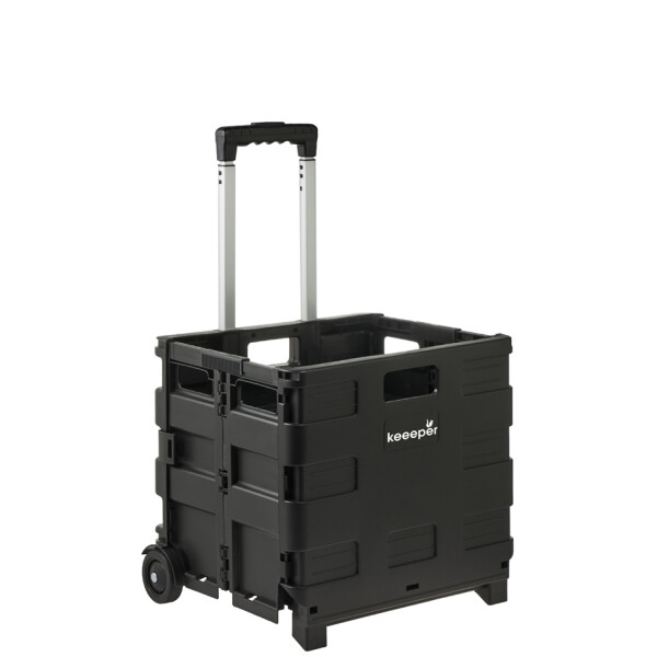 keeeper Klapp-Transportkarre "olli" mit Klappbox, 65 Liter