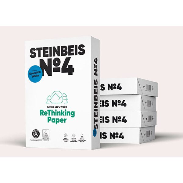 STEINBEIS No. 4 Recyclingpapier A4 80g - 1/2 Palette (50.000 Blatt)
