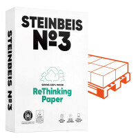 STEINBEIS No. 3 Recyclingpapier A4 80g - 1/4 Palette...