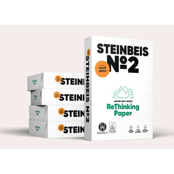 STEINBEIS No. 2 Recyclingpapier A4 80g - 1/4 Palette (25.000 Blatt)