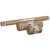 tesa Abdeckpapier, selbstklebend, 600 mm x 10 m, braun