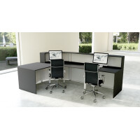 kerkmann Theke Cento 9 mit Beratungsplatz, weiß...